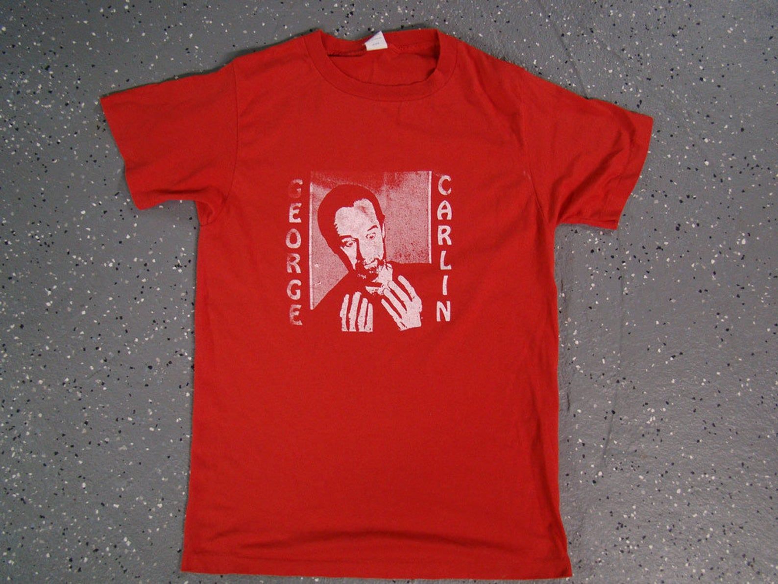 George Carlin It Only Hurts When I Think T Shirt 1988 - Please Read Description!