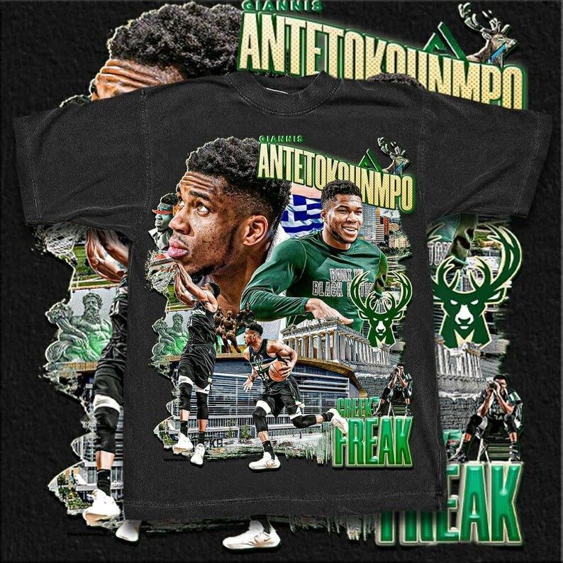 Giannis Antetokounmpo Milwaukee Bucks Shirt