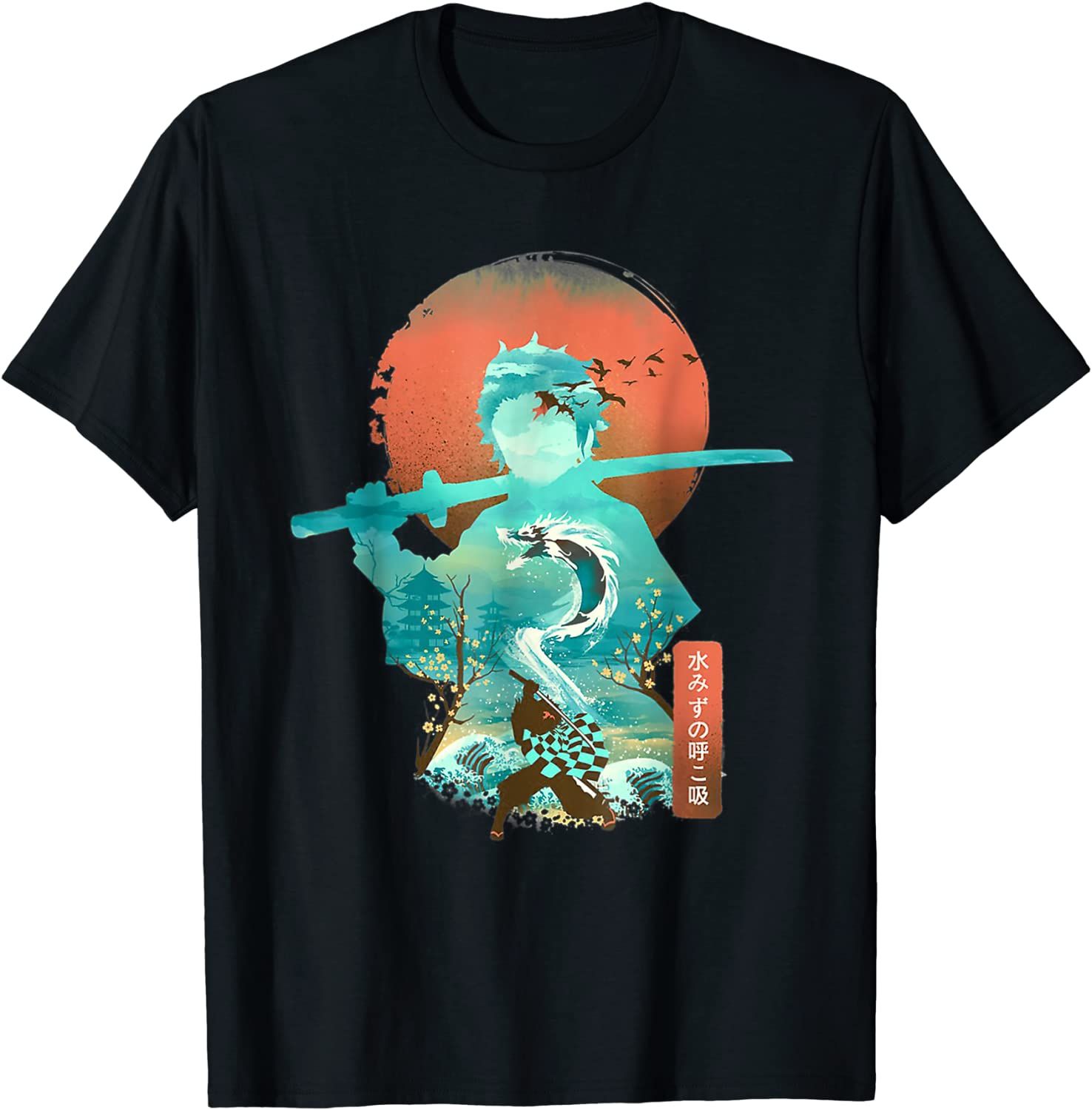 Graphic Slayers Demon Anime Manga Characters Arts Vaporwave shirt