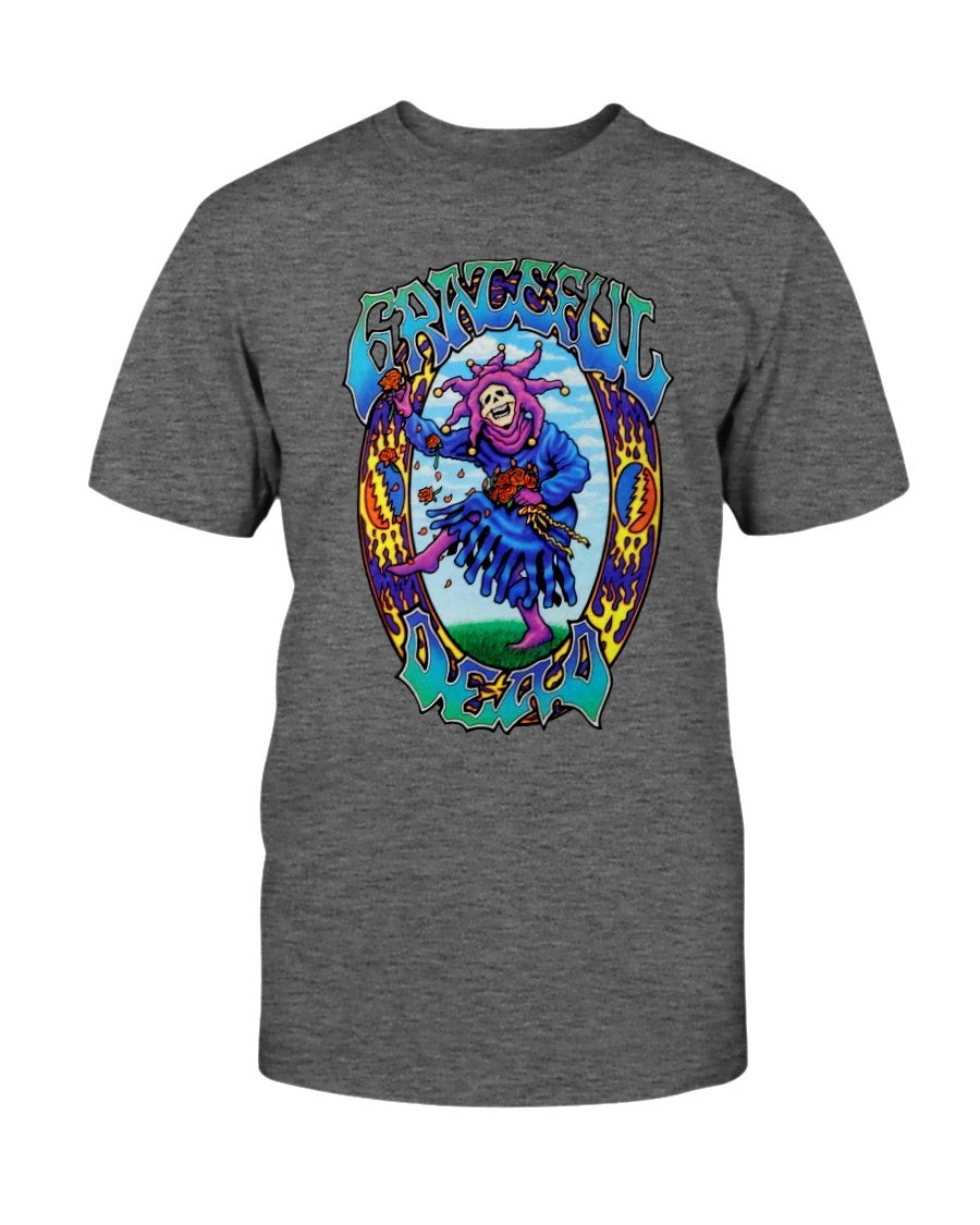 Grateful Dead 1993 Gdm Skeleton Jesters T Shirt 081621