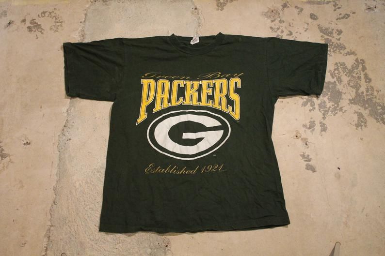 Green Bay Packers American Football Graphic 80s 90s Shirt