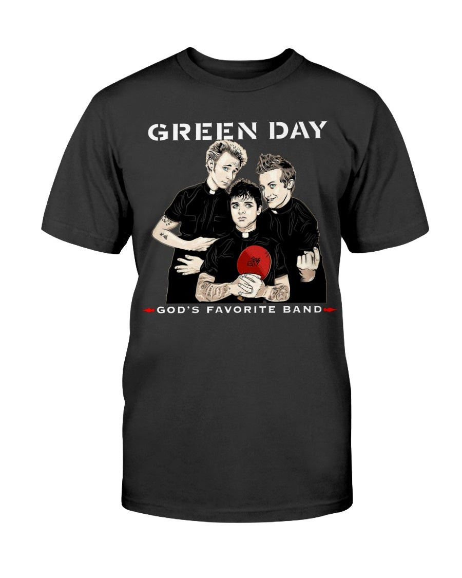 Green Day Gods Favorite Band Vintage T Shirt 211214