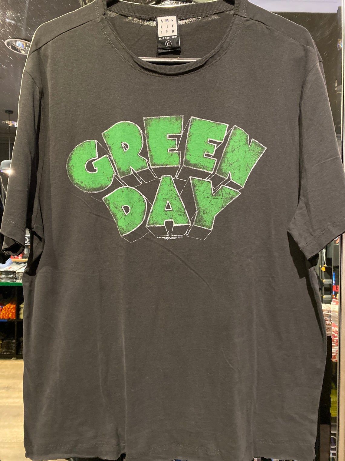 Green Day Logo Shirt Rare Design Top