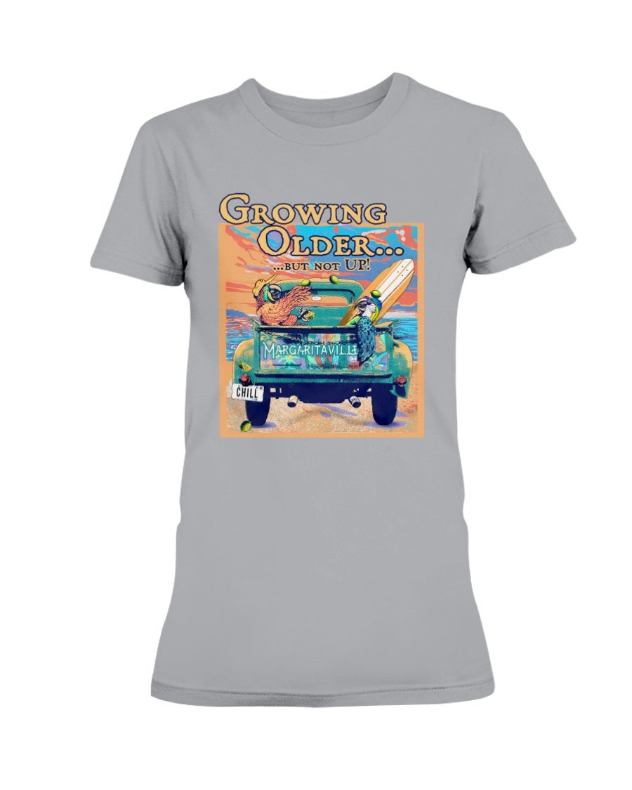 Growing Older Truck Ladies T Shirt
