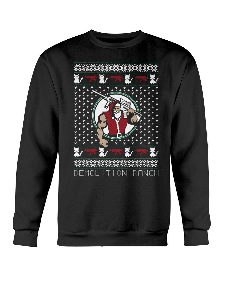 Guncatsantachristmas Demolition Ranch Sweatshirt 211108 guncatsantachristmas demolition ranch sweatshirt 211108