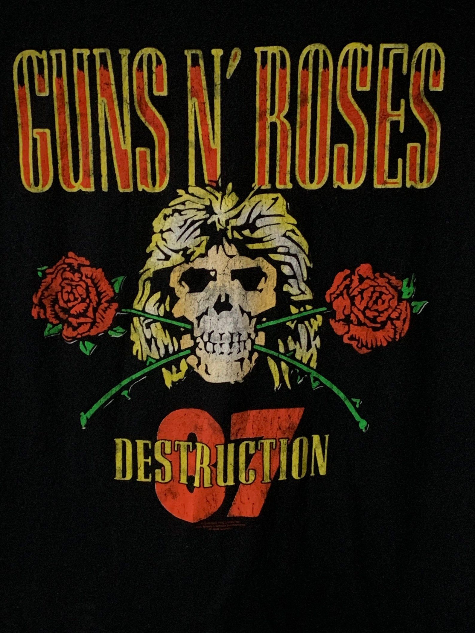 Guns And Roses T-Shirt Destruction Tour