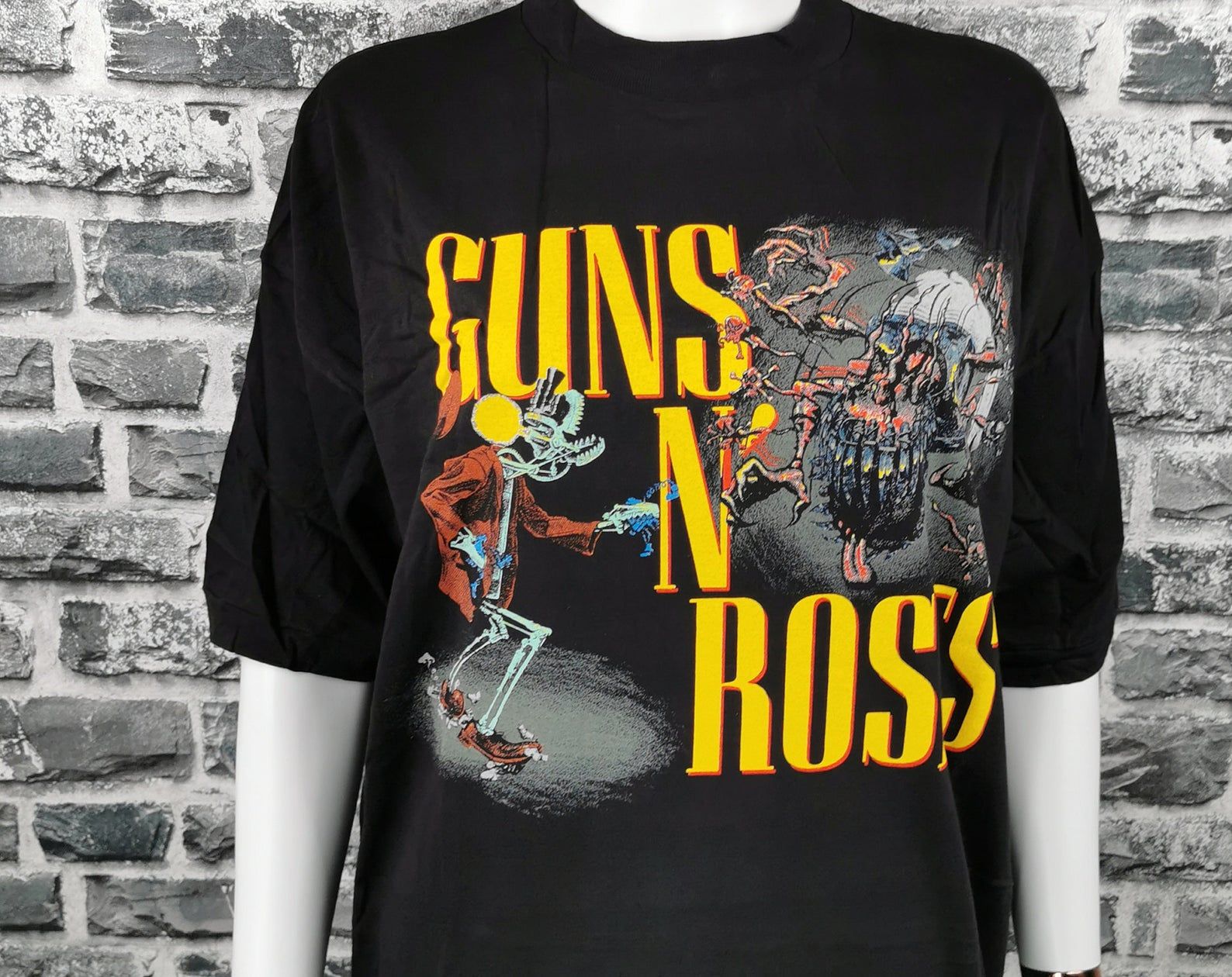 Guns N Roses 1987 Unworn Vintage T-Shirt Appetite For Destruction Rare Shirt Gnr Was Here Tee