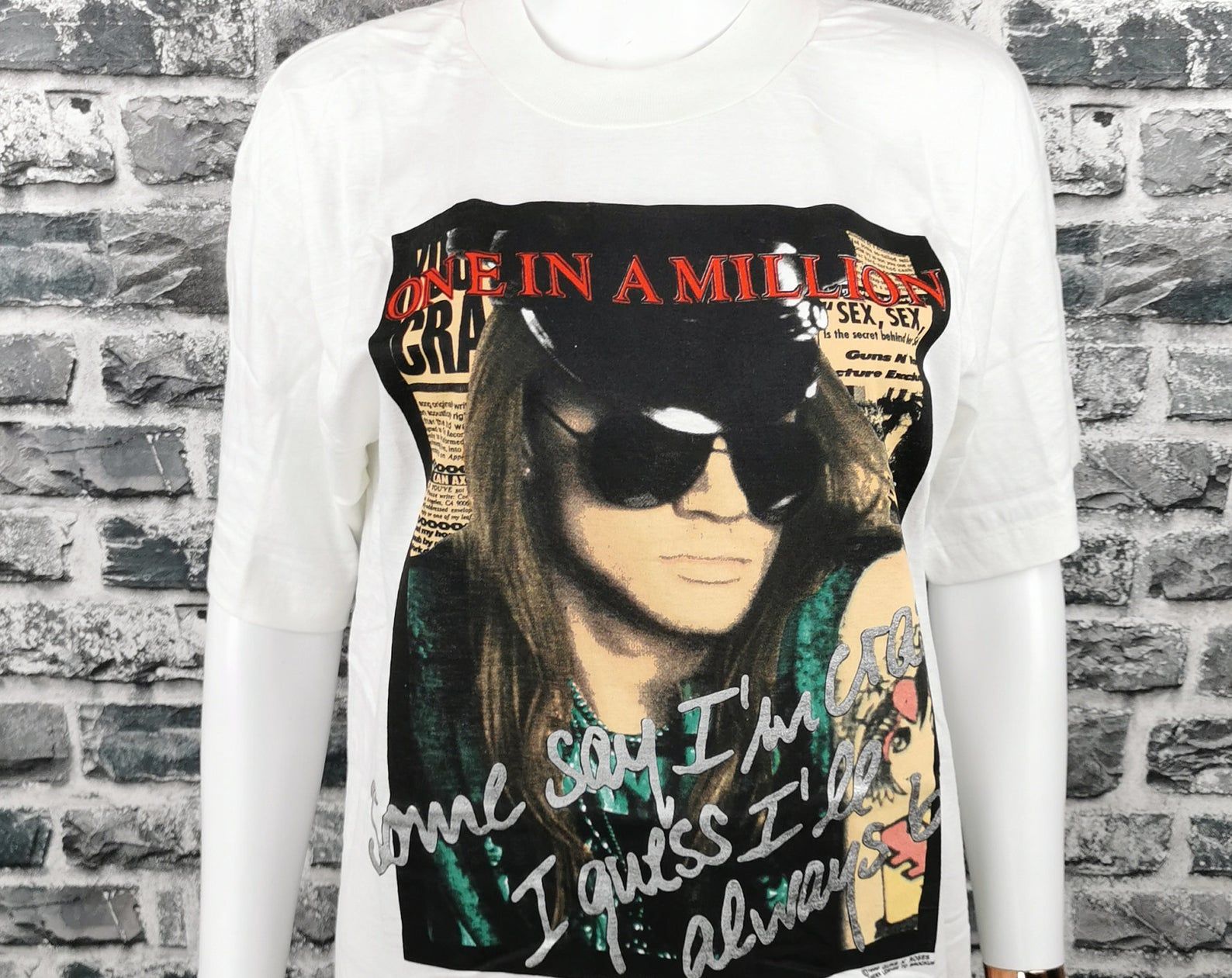 Guns N Roses 1989 Unworn Vintage T-Shirt One In A Million / Lies / A Rose / Slash / Gnr / Extremely Rare