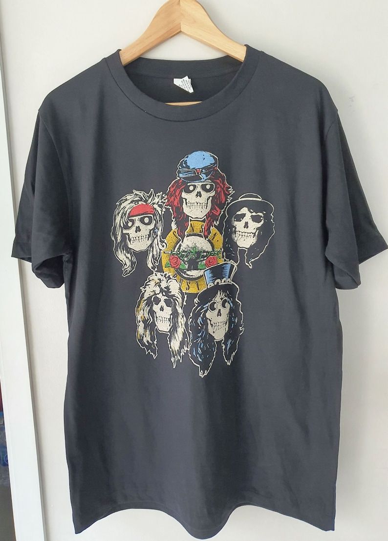 Guns N Roses T Shirt Vintage Look Retro T Shirt