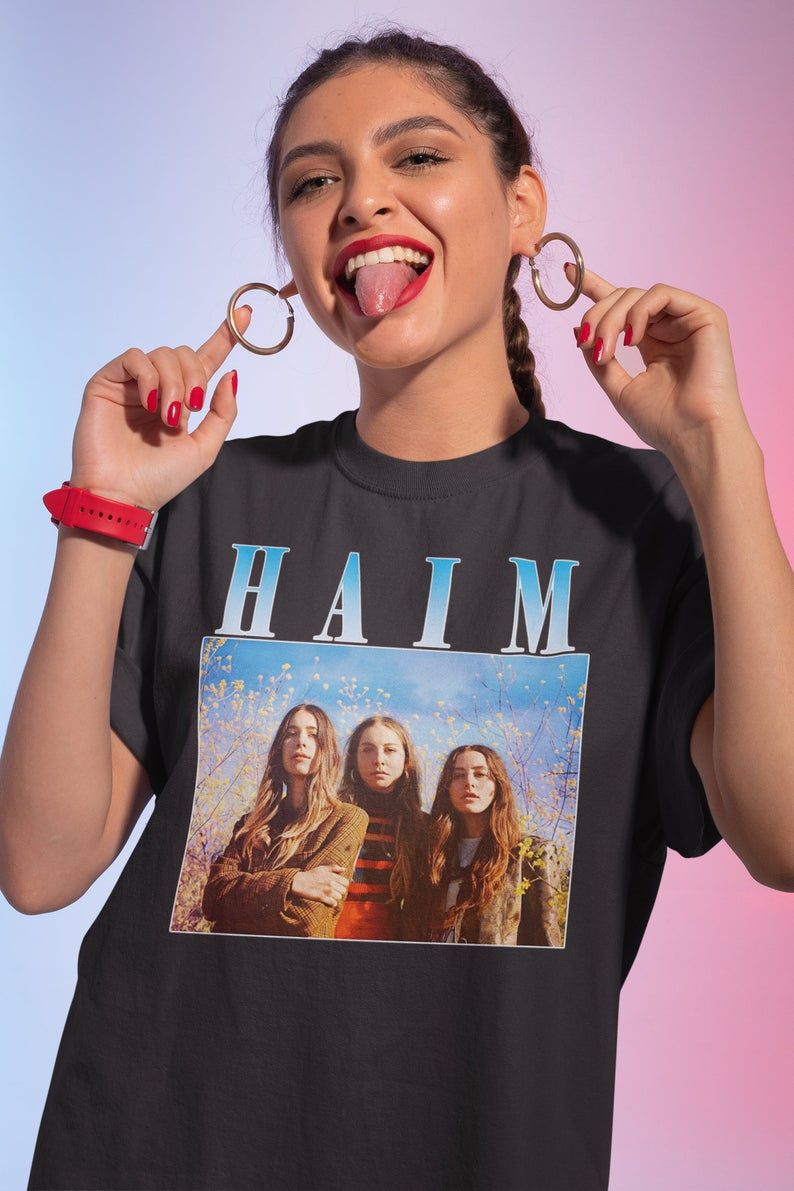 Haim Rock Band Shirt Vintage Style Fan Art