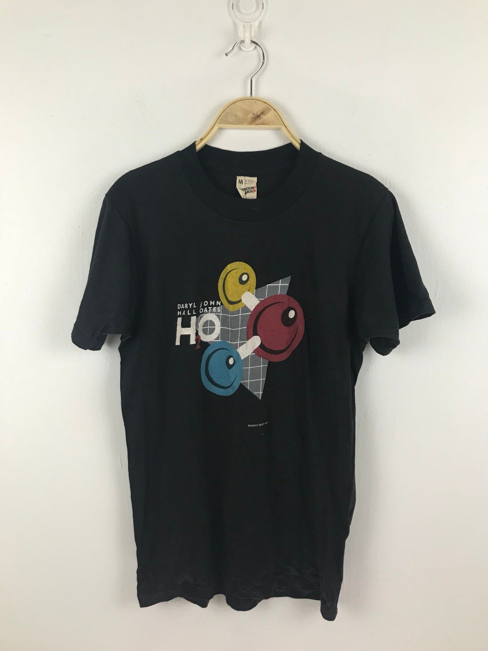 Hall Oates H20 Tour 1983 Concert T Shirt Made In Usa