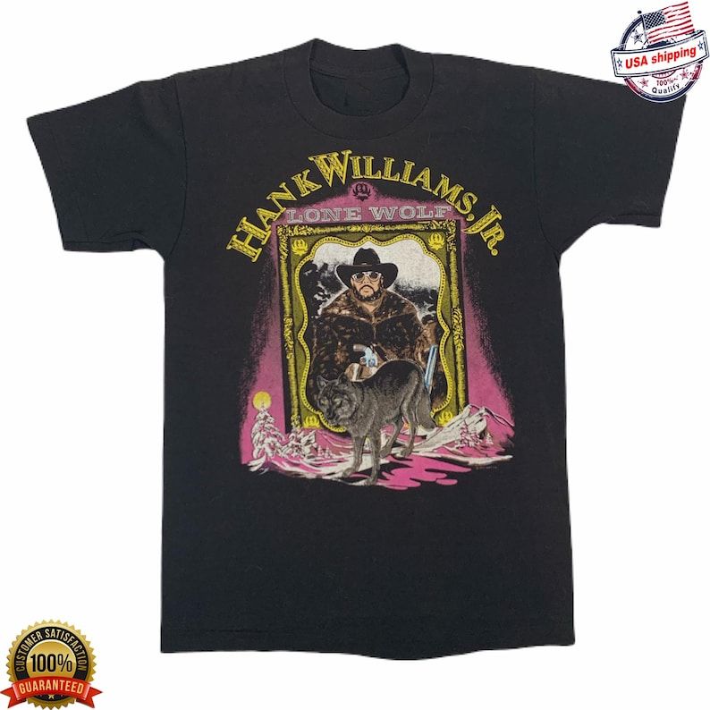 Hank Williams Jr Lone Wolf Shirt