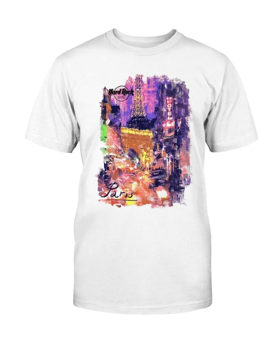 Hard Rock Cafe Paris Tshirt Vintage 90S Music Souvenir France Vtg T Shirt 211202