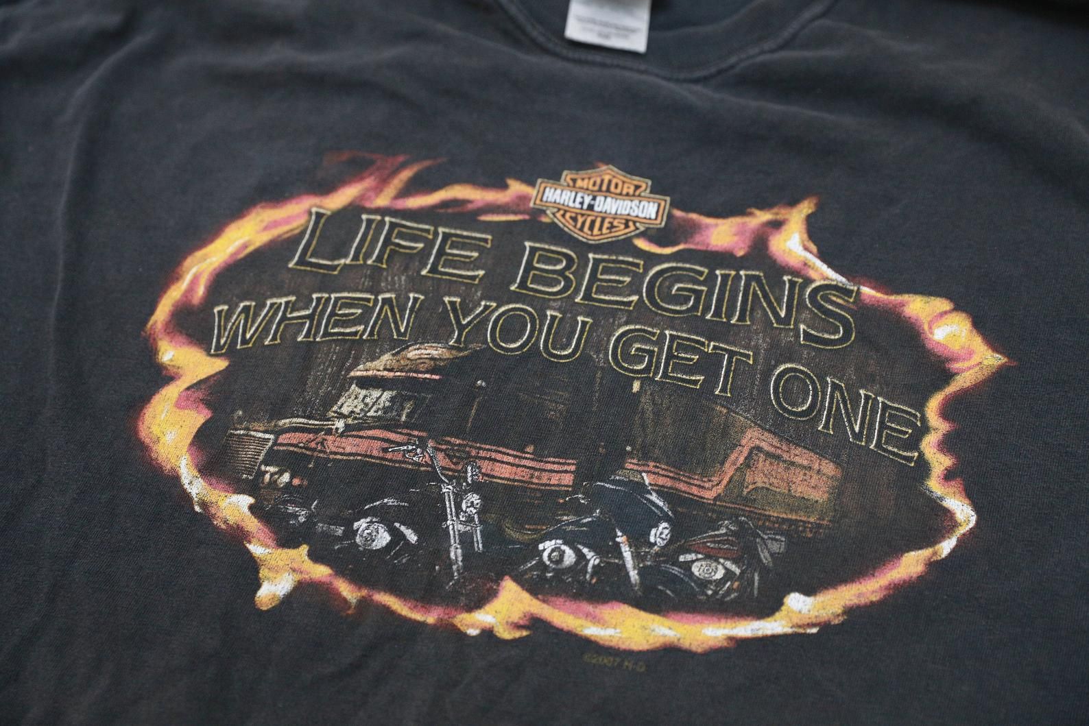 Harley Davidson Bloomington Illinois - Vintage Tee