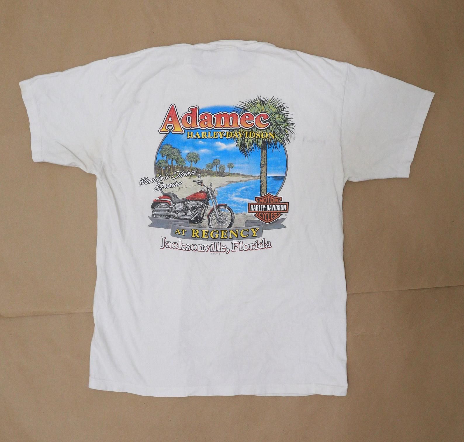 Harley Davidson Jacksonville Florida - Vintage Tee