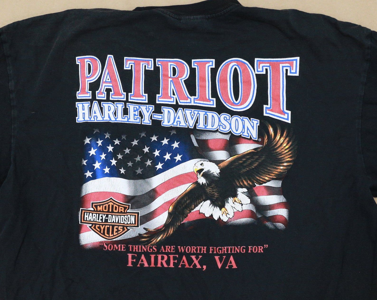 Harley Davidson Of Fairfax Virgina - Vintage Tee