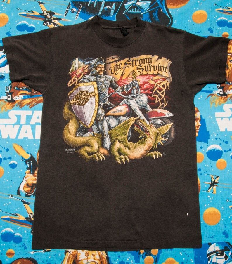Harley Davidson Size L The Strong Survive