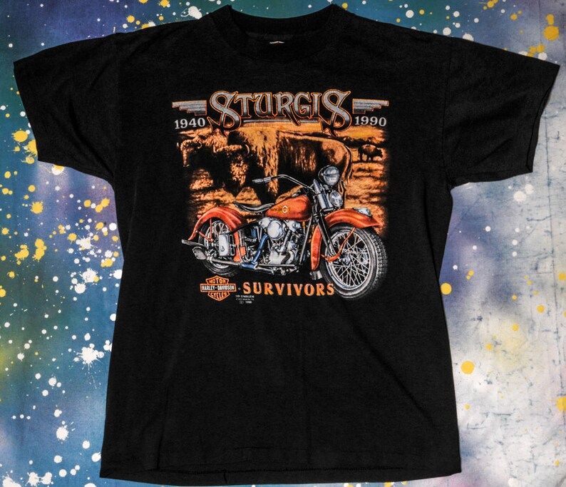 Harley Davidson Sturgis Survivors 50 Motorcycle Biker