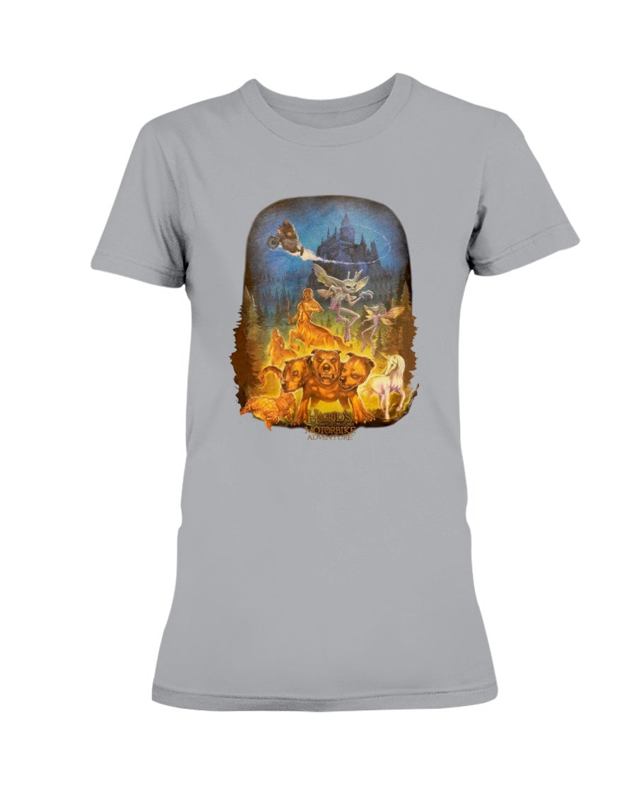 Harry Potter Hagrid Motorbike Ride Universal Studios Ladies T Shirt 211201