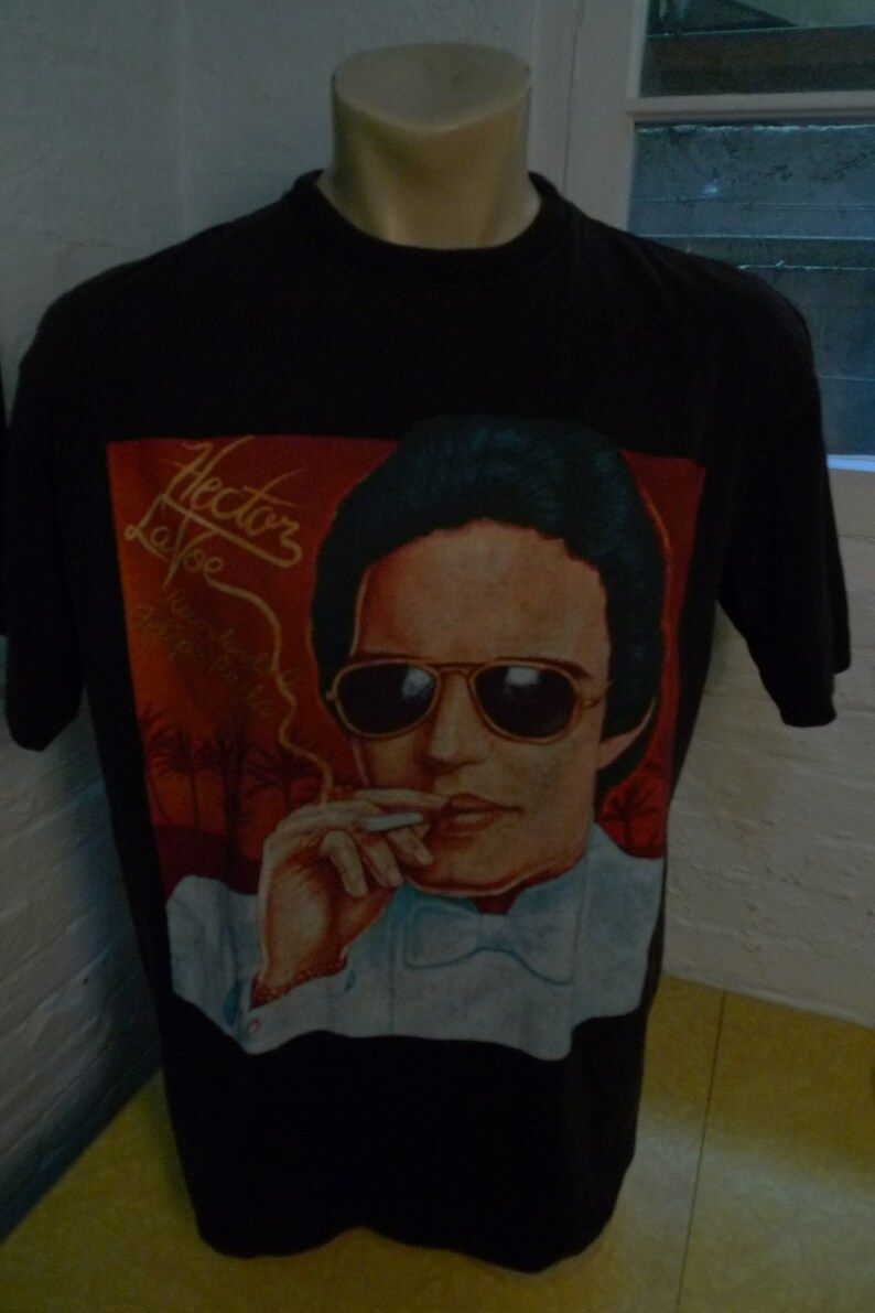 Hector Lavoe Salsa Singer Shirt Single Sided
