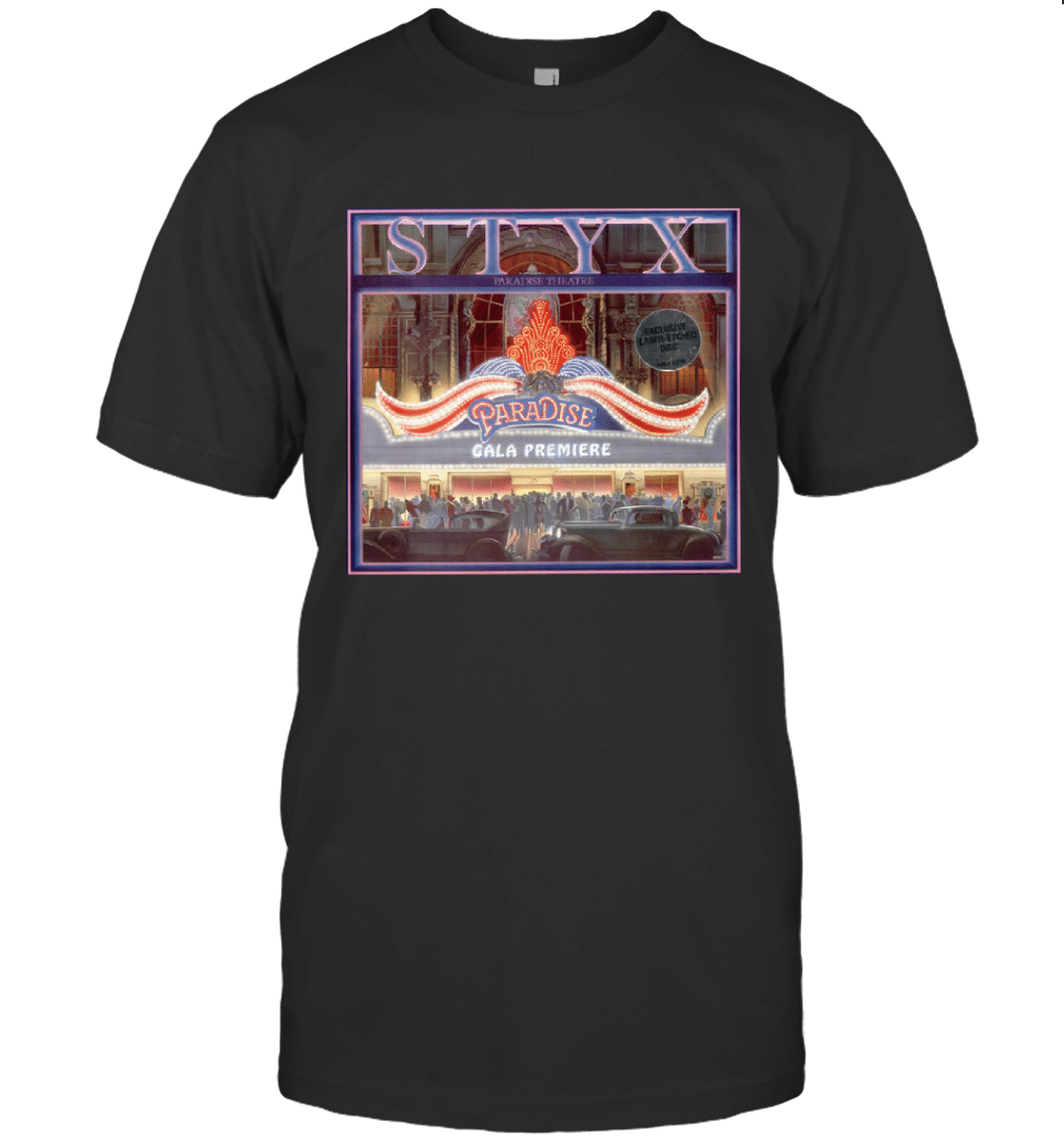 Heeloo Men'S Styx Paradise Theatre Personalized Big T Shirt T-Shirt