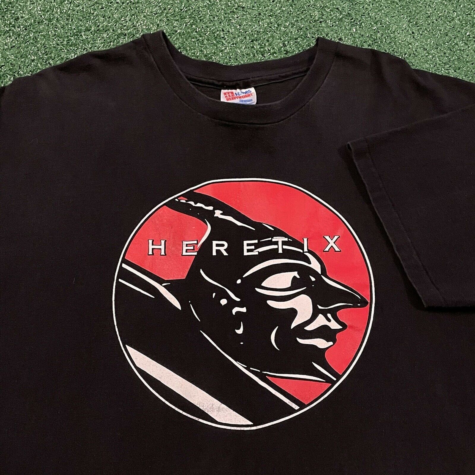Heretix Band Shirt Mens Xl Adult Black Vintage 90S Indie Rock Music Concert