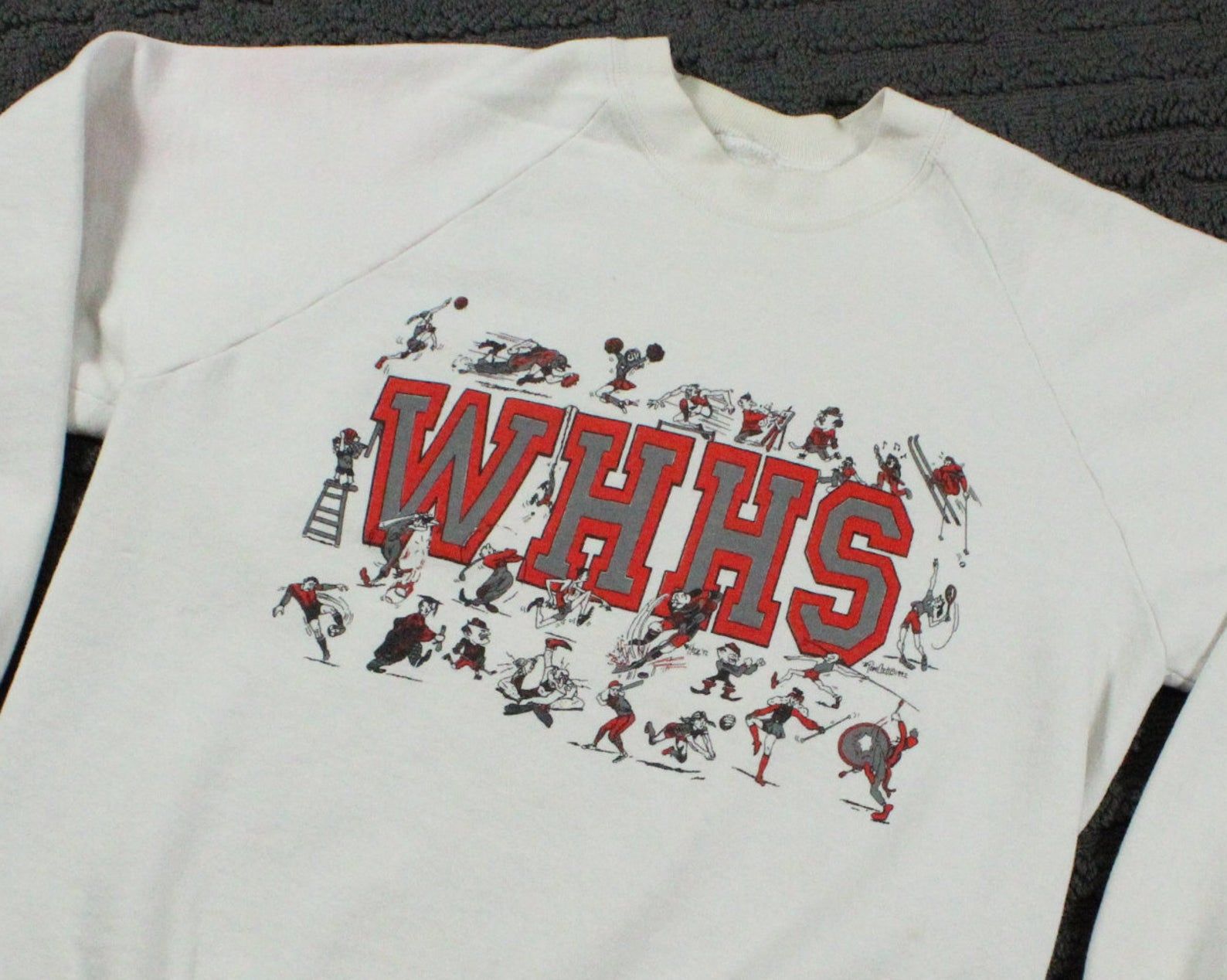 Highschool Sweater / Sports Team / Usa / America / 90S Graphic Crewneck / Pullover