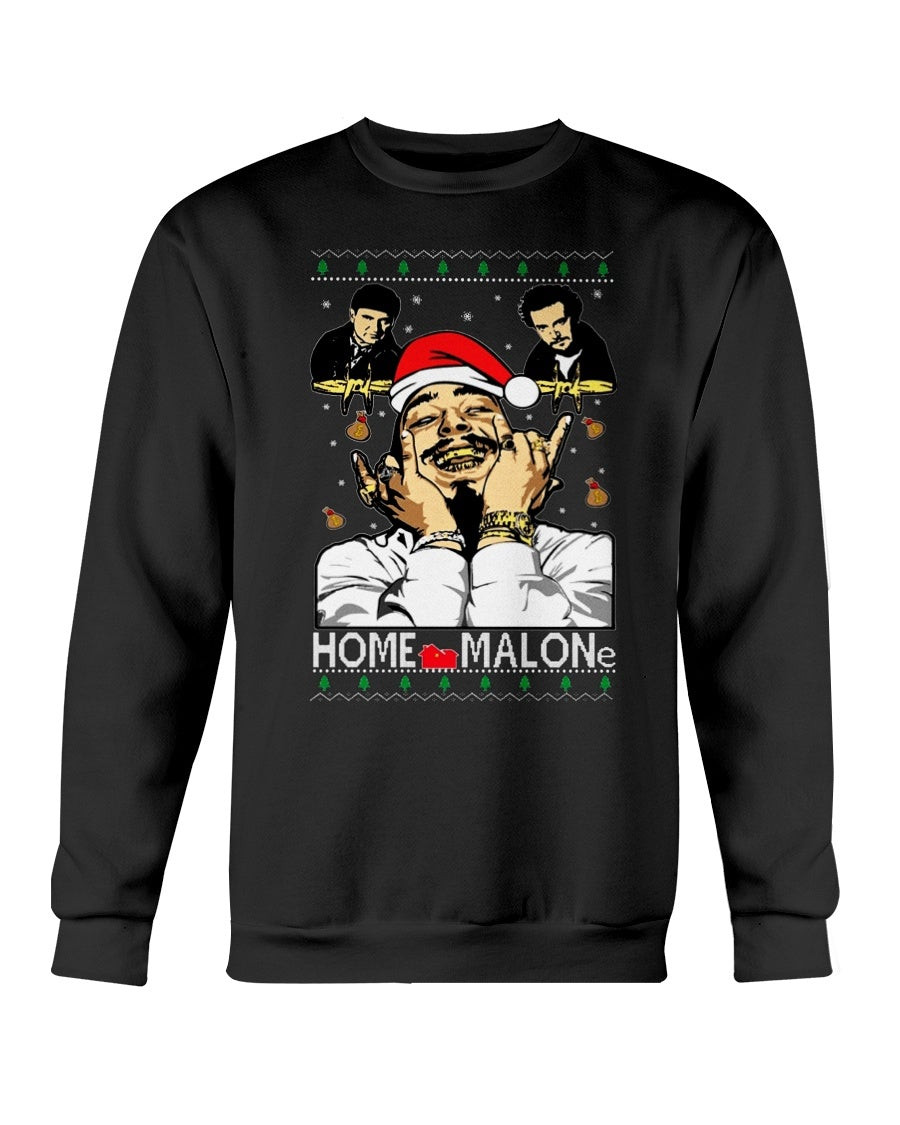 Home Malone Ugly Christmas Sweatshirt 210918