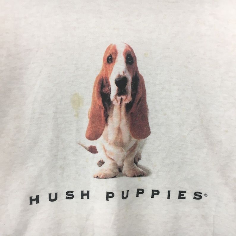 Hush Puppies Sweatshirt Big Logo Animal Fauna Safari Sweatshirt Pullover Jumper