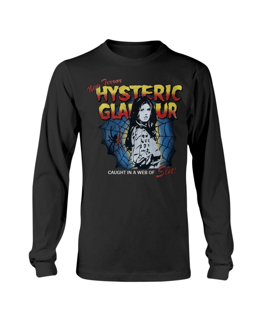 Hysteric Glamour Web Of Sin Print Blouse Long Sleeve T Shirt 211008