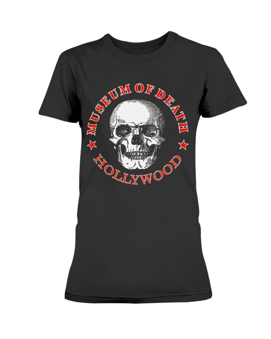 Image Of Museum Of Death Logo Ladies T Shirt 082321