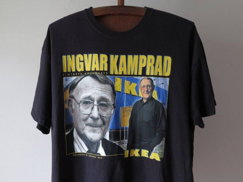 Ingvar Kamprad Tshirt Ingvar Kamprad Ikea Tshirt Ikea Tshirt Black 2Xl Size