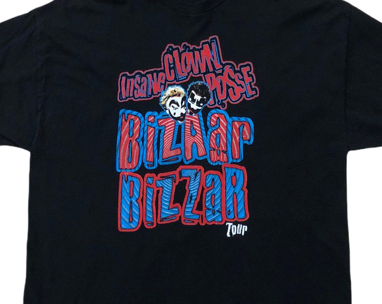 Insane Clown Posse Vintage Icp Rap Hip Hop Horrorcore Detroit Y2K 2000 Bizaar Bizzar Concert Tour Band X T-Shirt