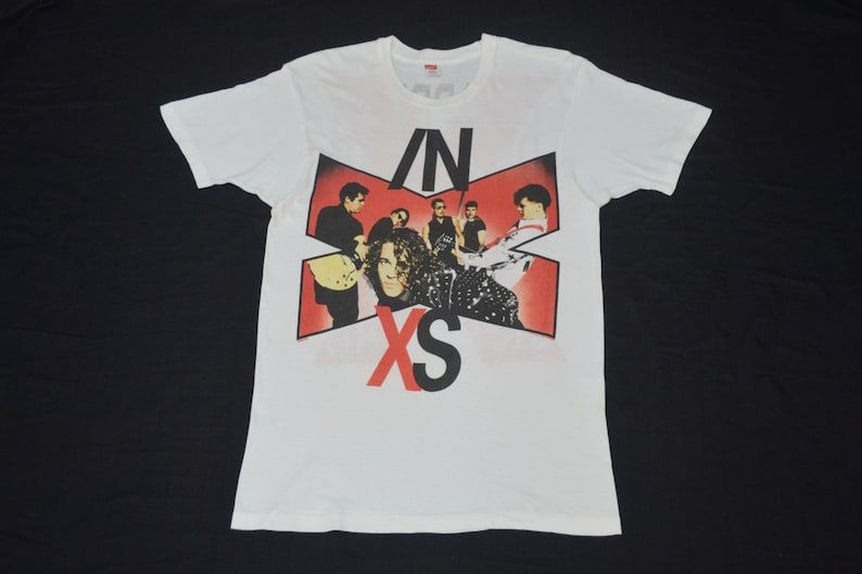 Inxs Rock Band Shirt Vintage 90S Inxs Disappear Rock Band Concert By Hanes Tee T Shirt