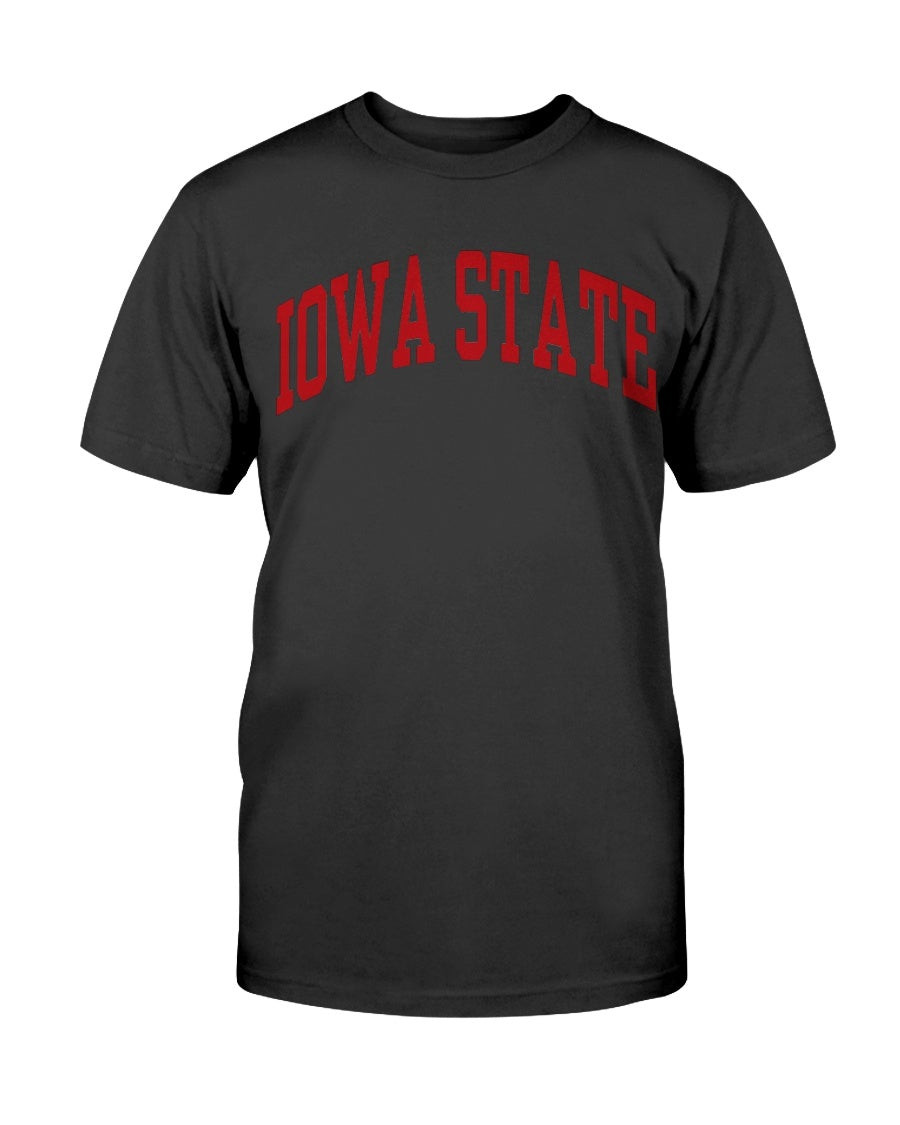 Iowa State University Isu Cardinared And Gold Yellow T Shirt 072121