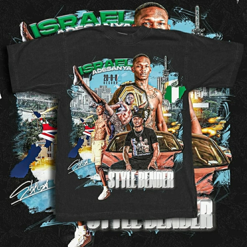 Israel Adesanya Shirt Mixed Martial Artist Shirt