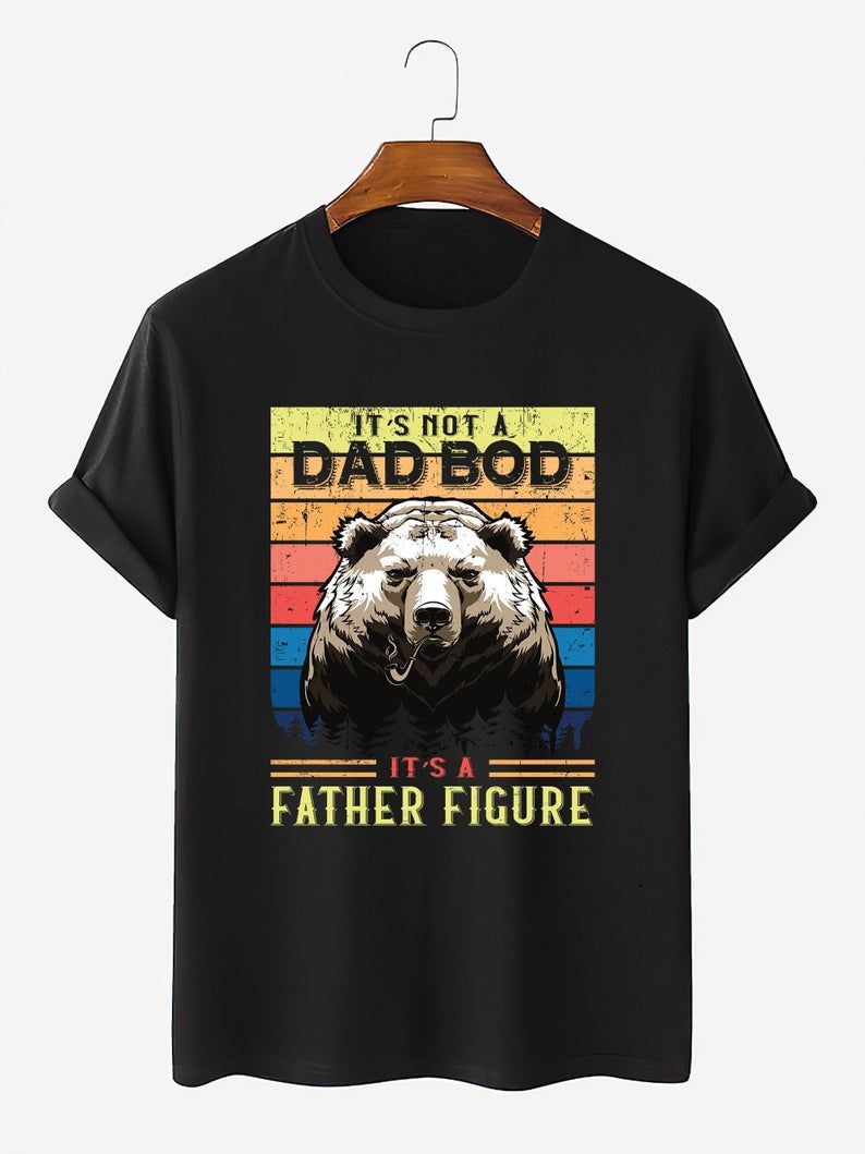 It'S Not A Dad Bod It'S A Father Figure Shirt, Vintage Father'S Day Shirt, Gifts For Dad, Father'S Day Gift its not a dad bod its a father figure shirt vintage fathers day shirt gifts for dad fathers day gift 7iber