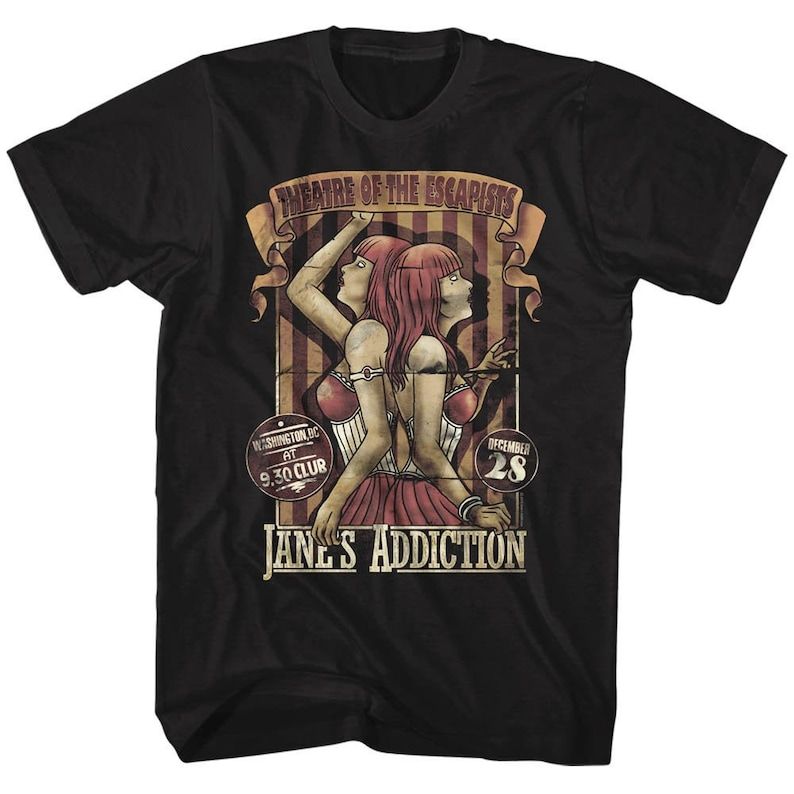 Janes Addiction Theatre Of The Escapists Rock And Roll Music Shirt