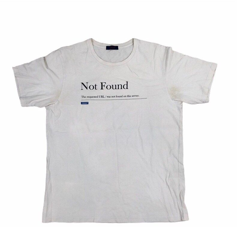 Japanese Brand Jun Takahashi Undercover Not Found Graphic Shirt Undercover Japanese Brand Clothing