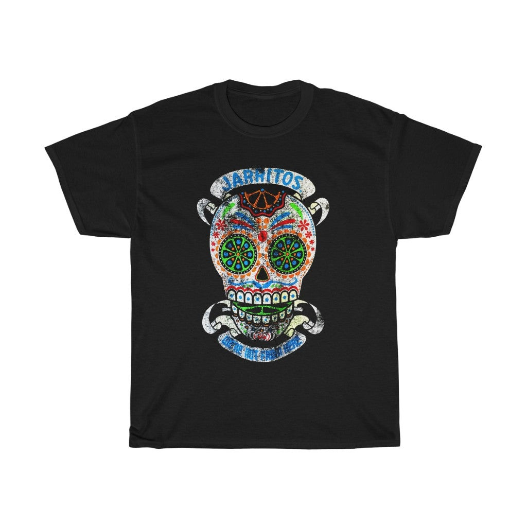 Jarritos Skull WeRe Not From Here Unisex Heavy Cotton Tee 072721