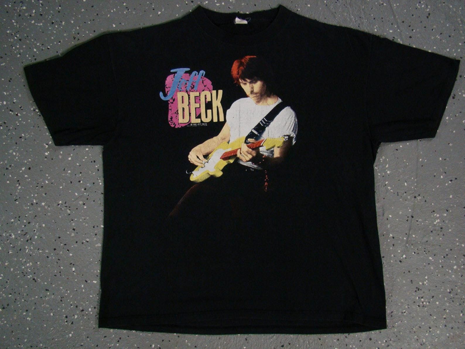 Jeff Beck Guitar Shop Tour T Shirt 1989 - Please Read Description!