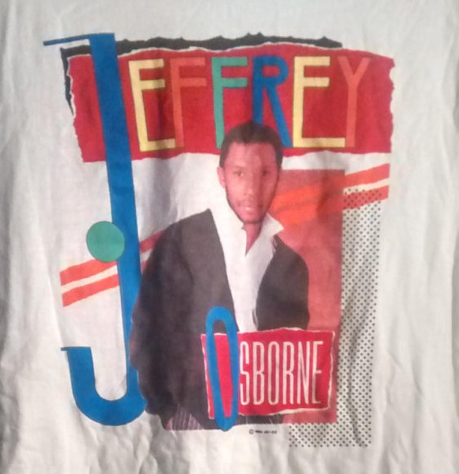 Jeffrey Osborne T Shirt! Vintage '84 Sleeveless T! Jeffrey Osborne 1984 Don'T Stop Tour