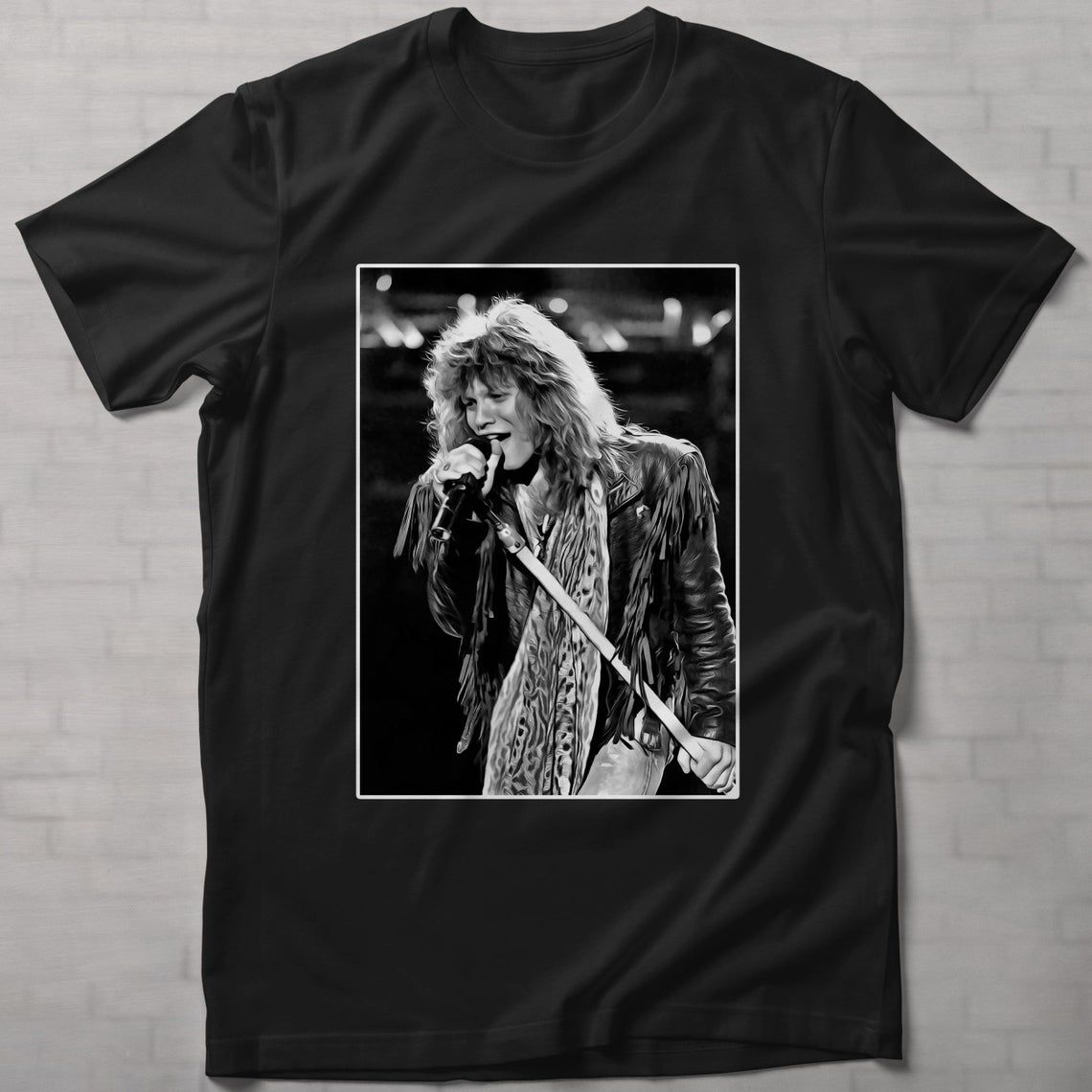 Jeune Jon Beau Haut Bon Jovi shirt
