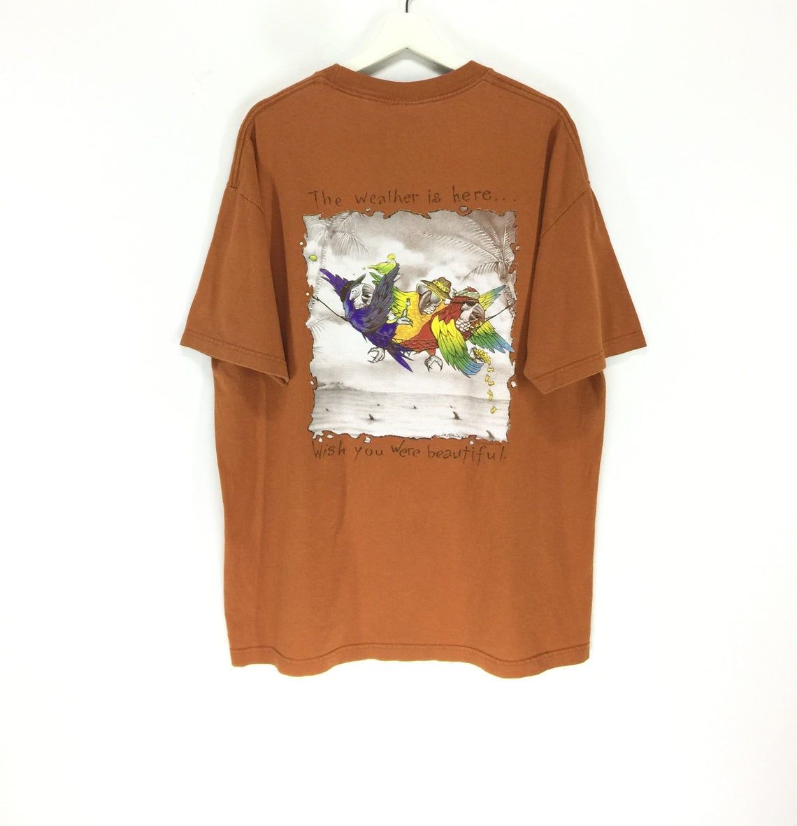 Jimmy buffett margaritaville vintage 90s shirt island escapism shirt