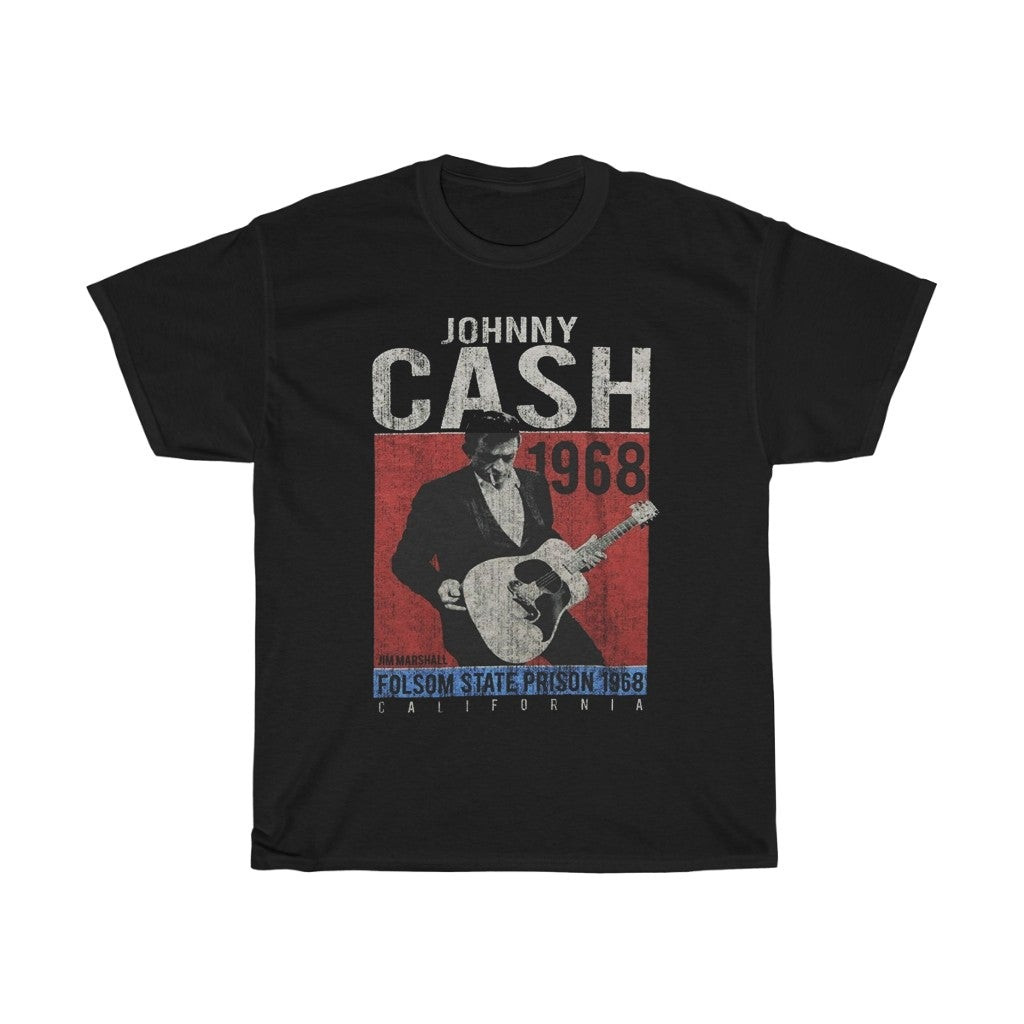 Johnny Cash Mens One More Song Vintage Tee 211206