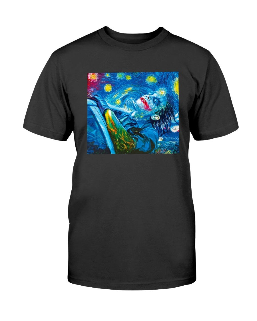 Joker Starry Night Art T Shirt 211005 joker starry night art t shirt 211005 0p8z7