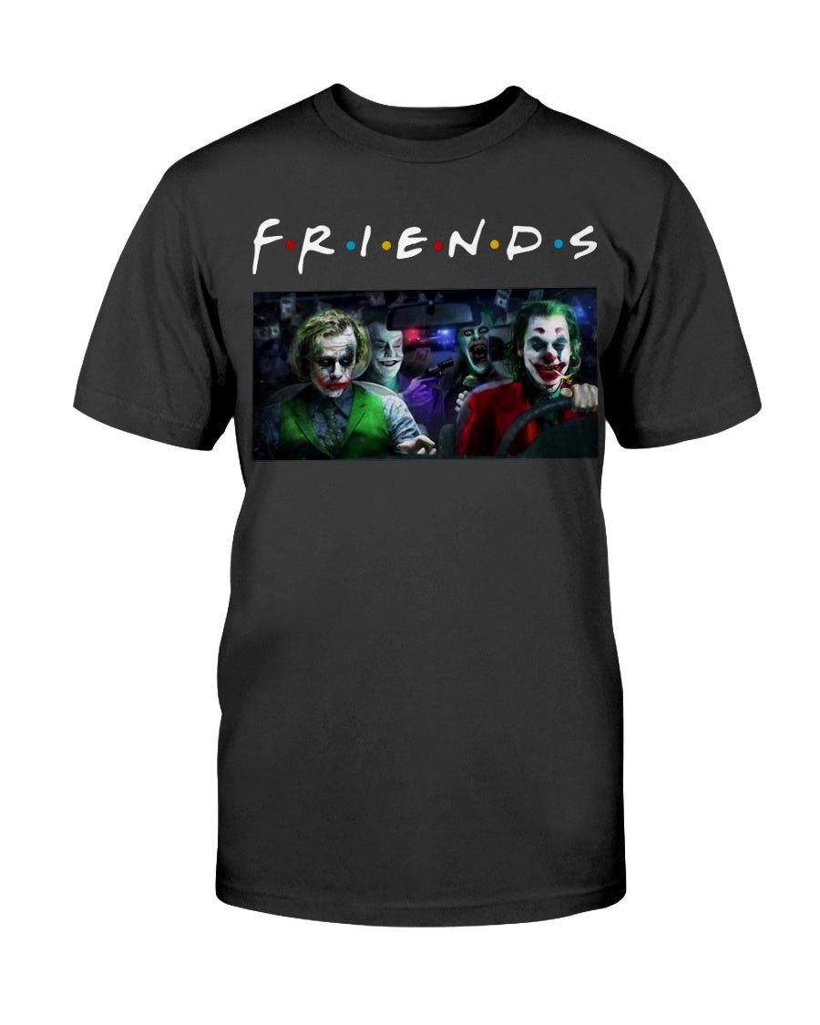 Jokers In A Car Friend Show Parody Halloween T Shirt 210918