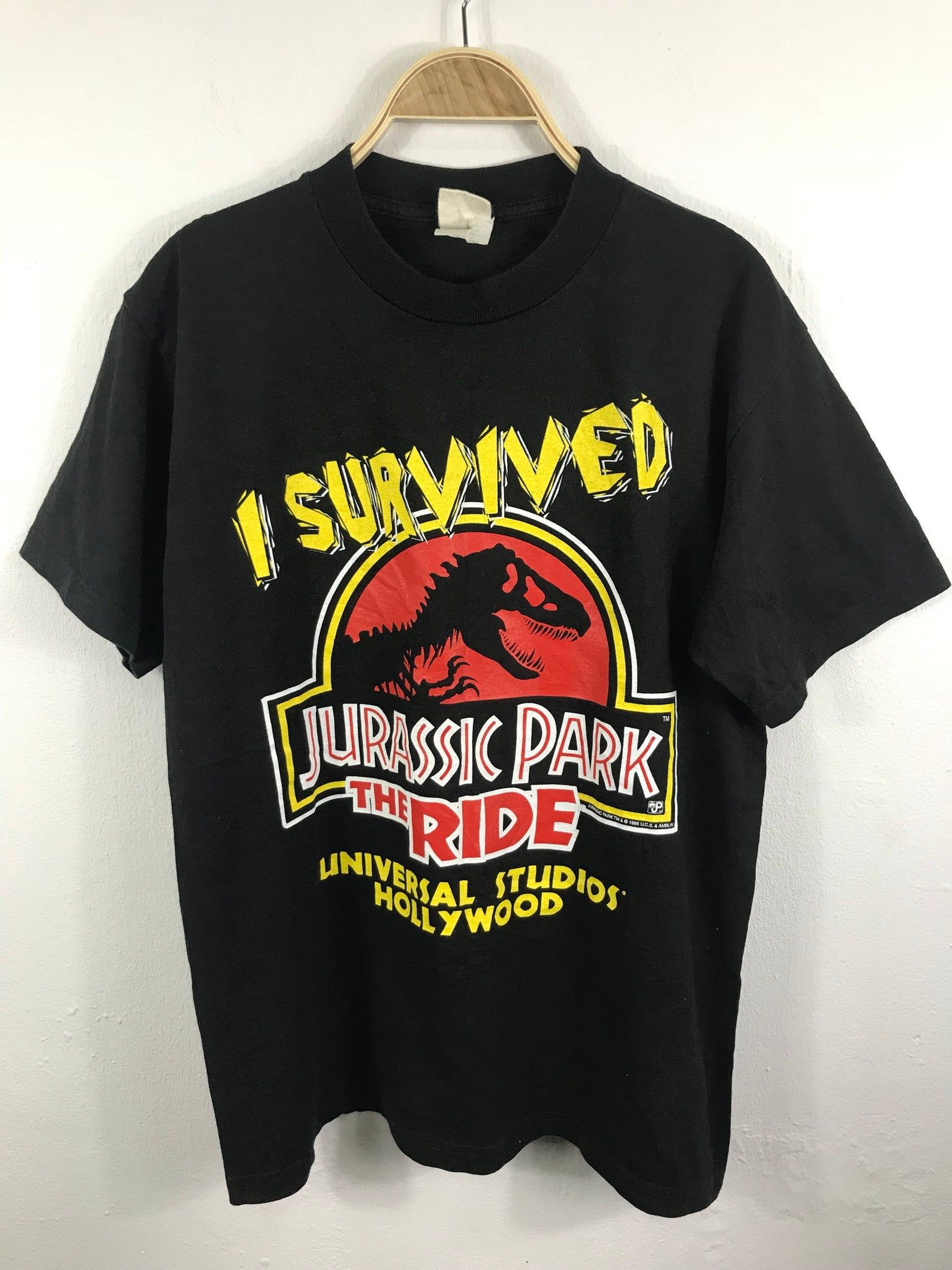 Jurassic Park The Ride Universals Studio Hollywood Logo Shirts Made In Usa