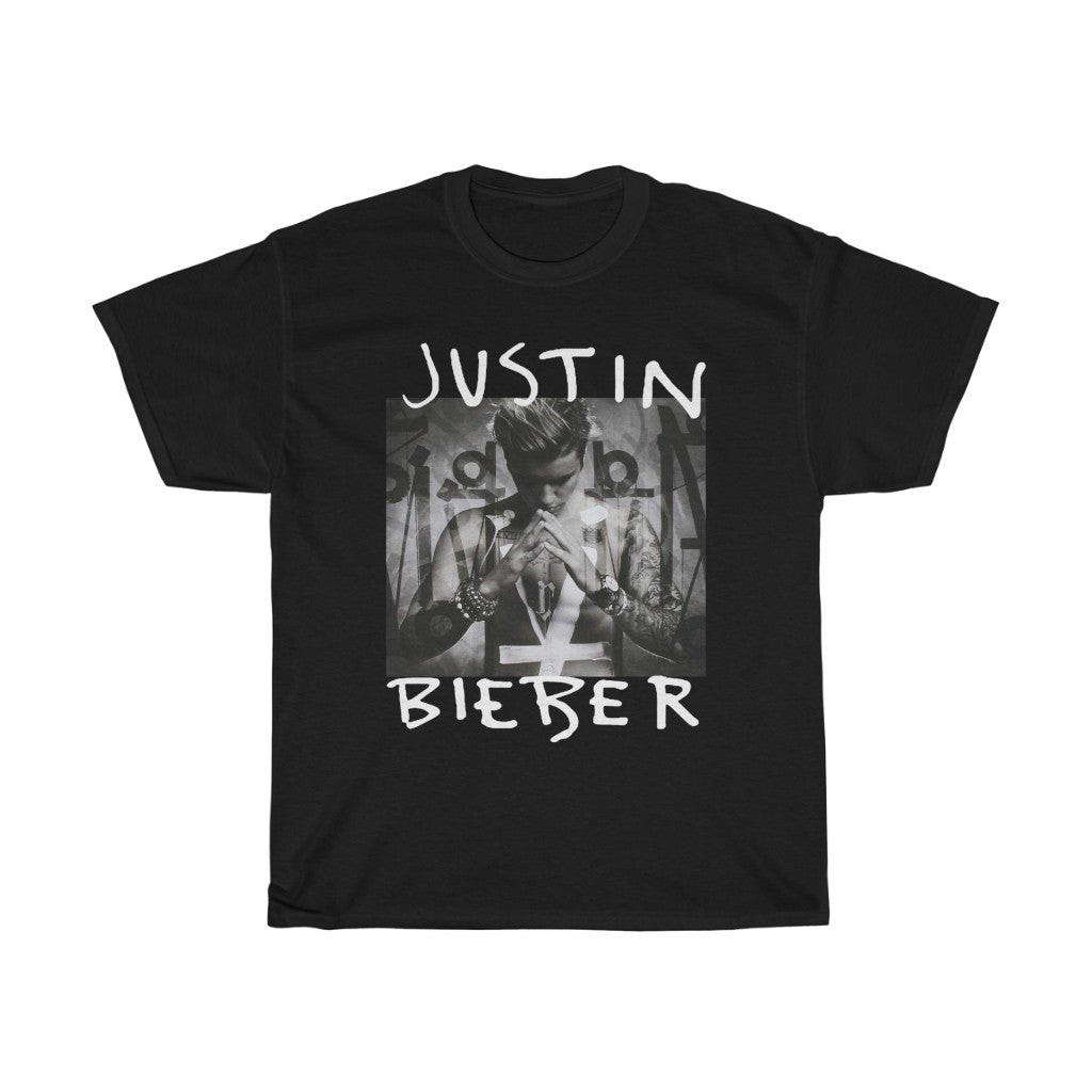 Justin Bieber MenS Purpose Album Cover Unisex Heavy Cotton Tee 211104