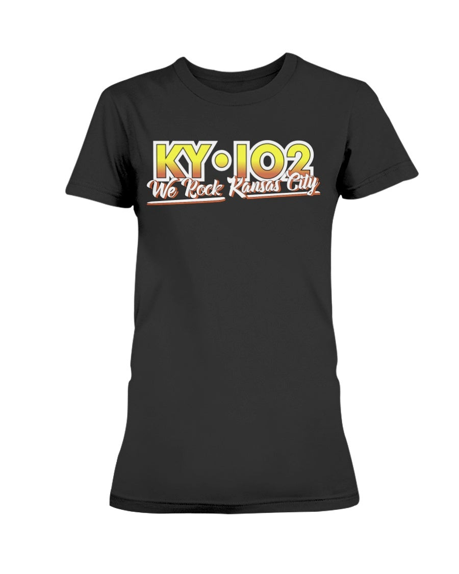 Kansas City Ky102 Radio Station Ladies T Shirt 211128